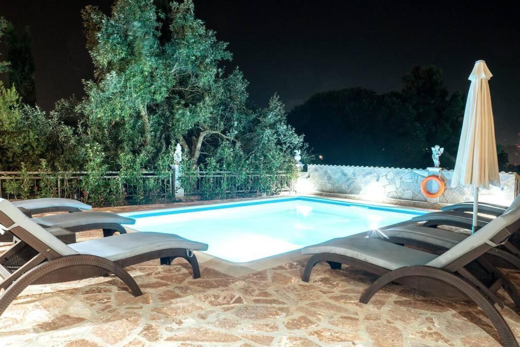 Poli House Family Villa W/ Pool Corfu  Kültér fotó